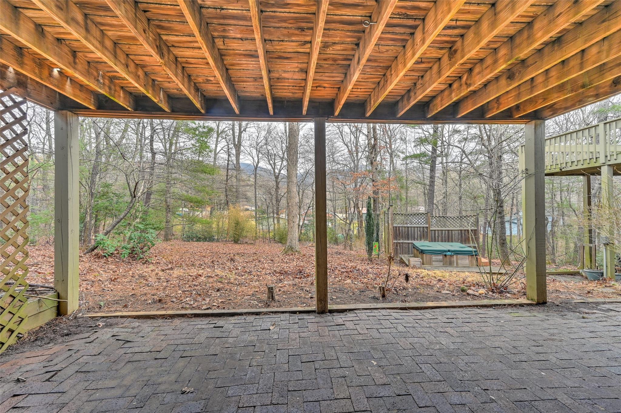 209 Riva Ridge Drive Fairview, NC 28730 - Photo 19 of 23 a outdoor space with wooden floor and shower