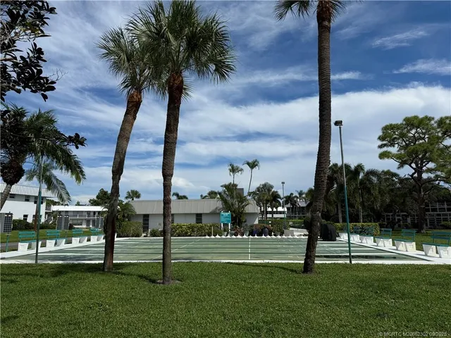 a park with lots of swings and slides