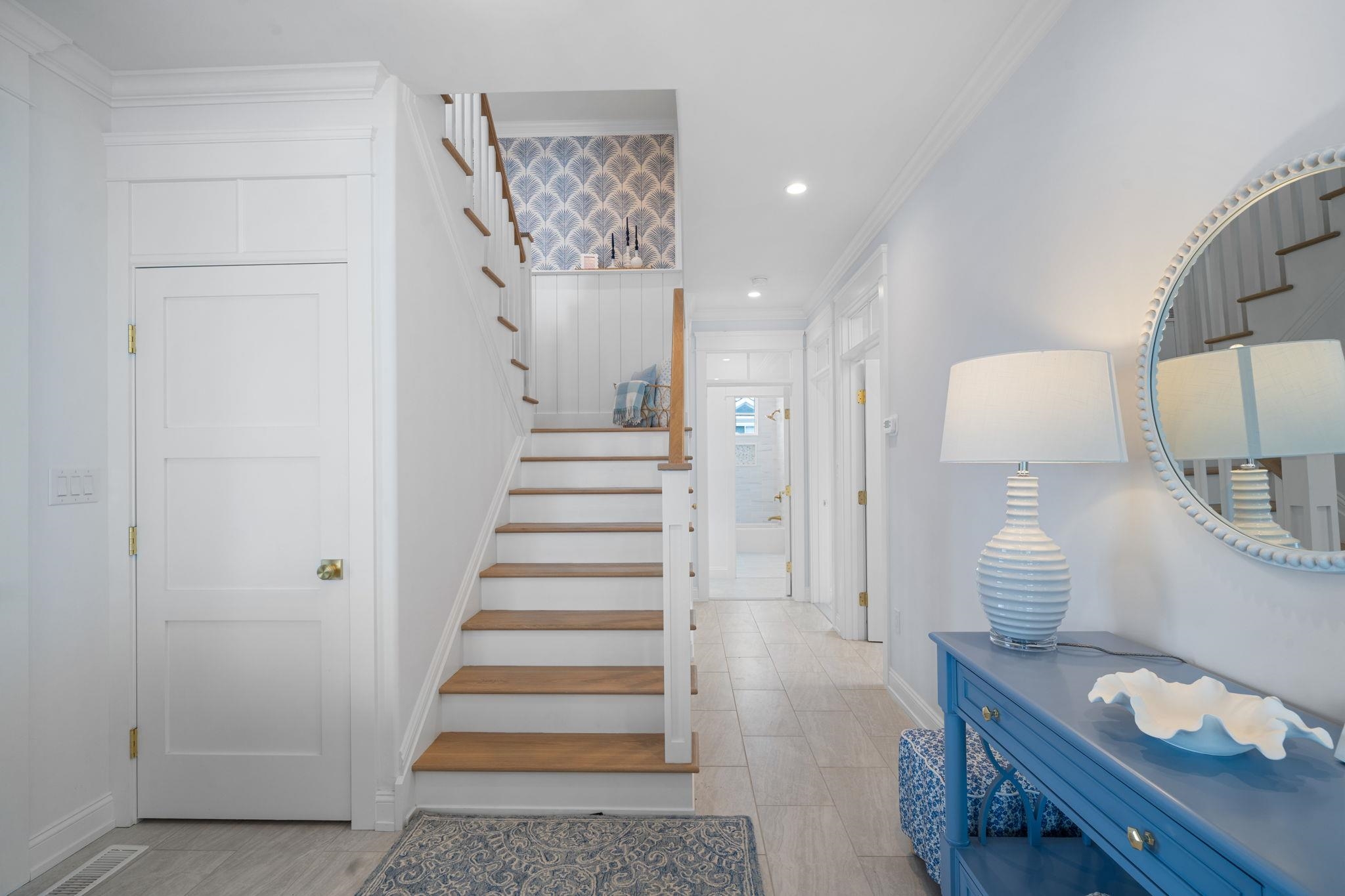 9102 3rd Stone Harbor, NJ 08247 - Photo 20 of 24 a view of entryway with stairs and wooden floor