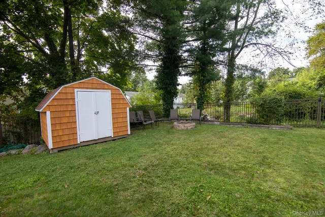 a room with furniture