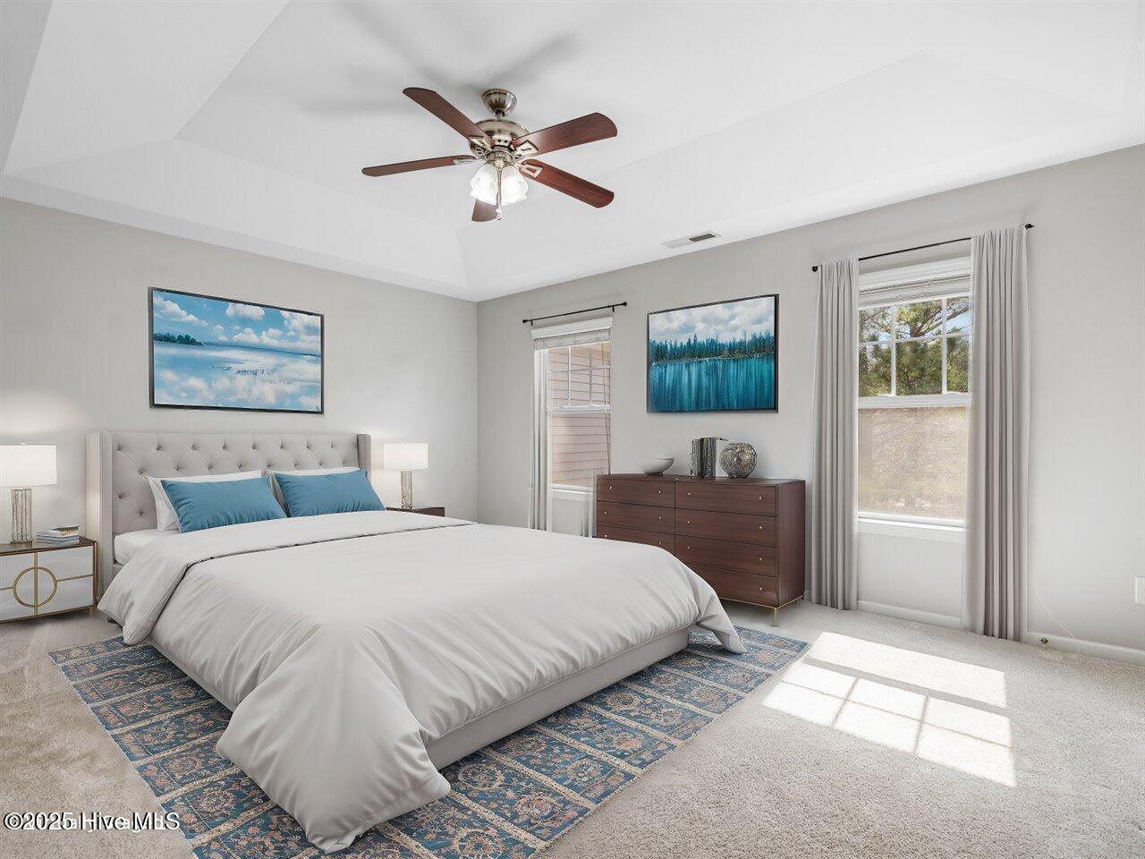 2459 Memory Ridge Drive Raleigh, NC 27606 - Photo 19 of 38 Primary Bedroom virtually Staged