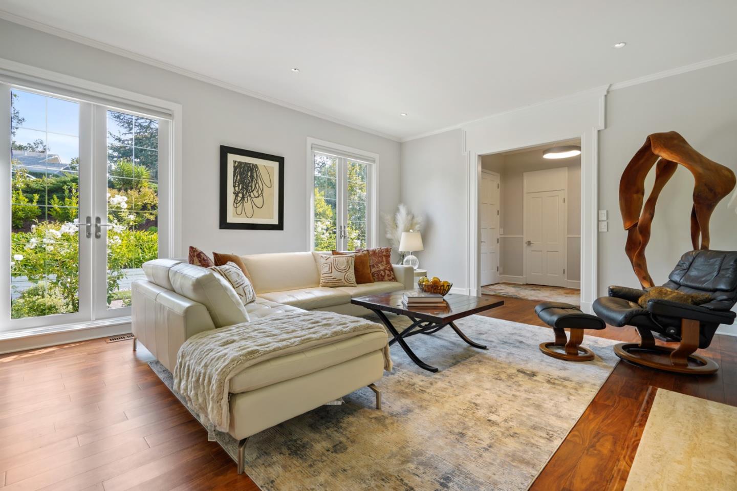 2312 Crest Lane Menlo Park, CA 94025 - Photo 11 of 34 a view of a livingroom with workspace and a couch