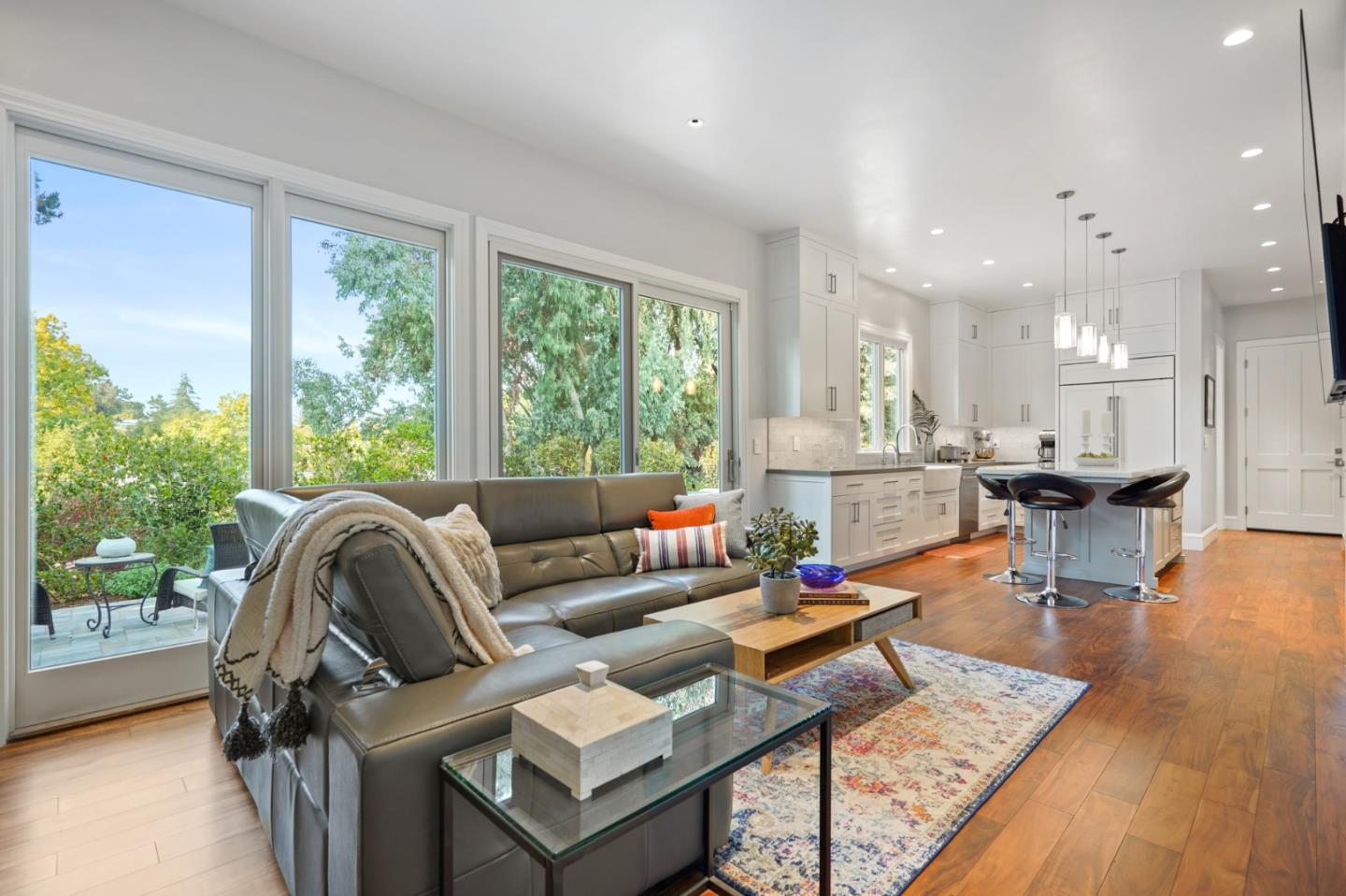 2312 Crest Lane Menlo Park, CA 94025 - Photo 13 of 34 a living room with furniture and a large window