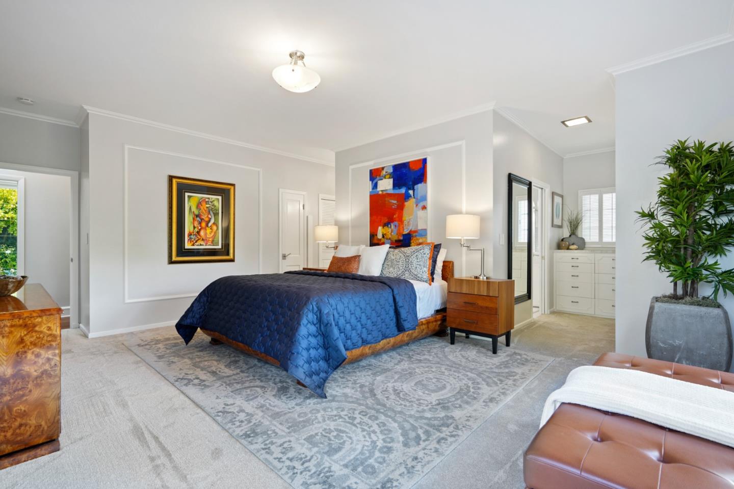 2312 Crest Lane Menlo Park, CA 94025 - Photo 19 of 34 a bedroom with a bed and a couch