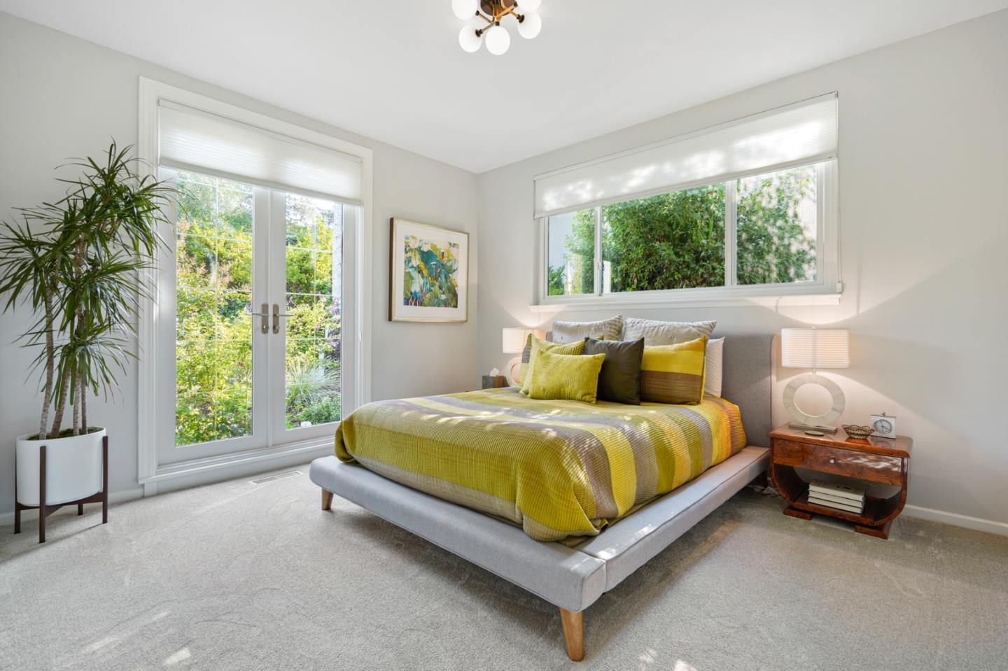 2312 Crest Lane Menlo Park, CA 94025 - Photo 24 of 34 a bed sitting in a bedroom next to a window