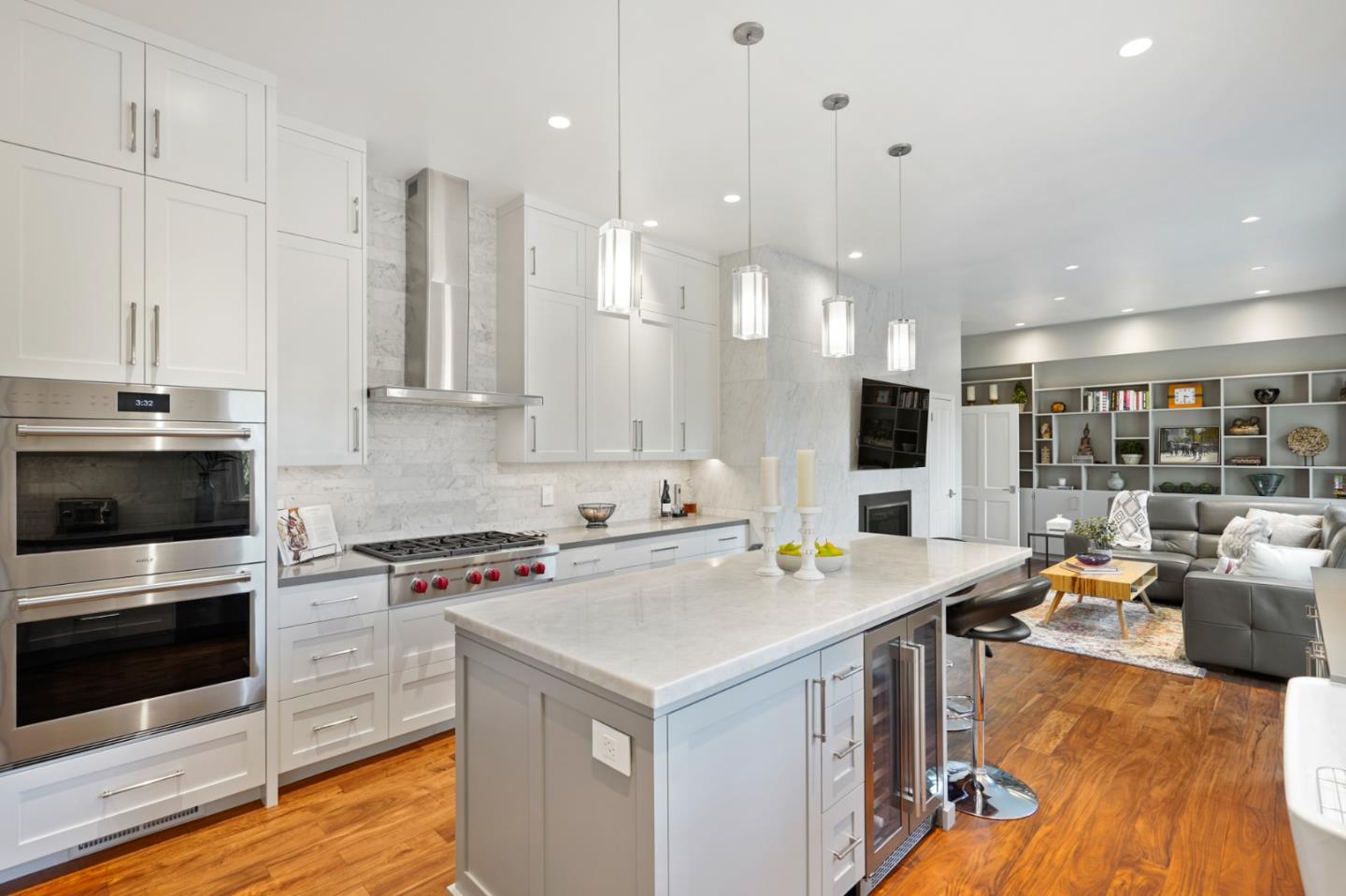 2312 Crest Lane Menlo Park, CA 94025 - Photo 8 of 34 a kitchen with a stove a sink and a refrigerator