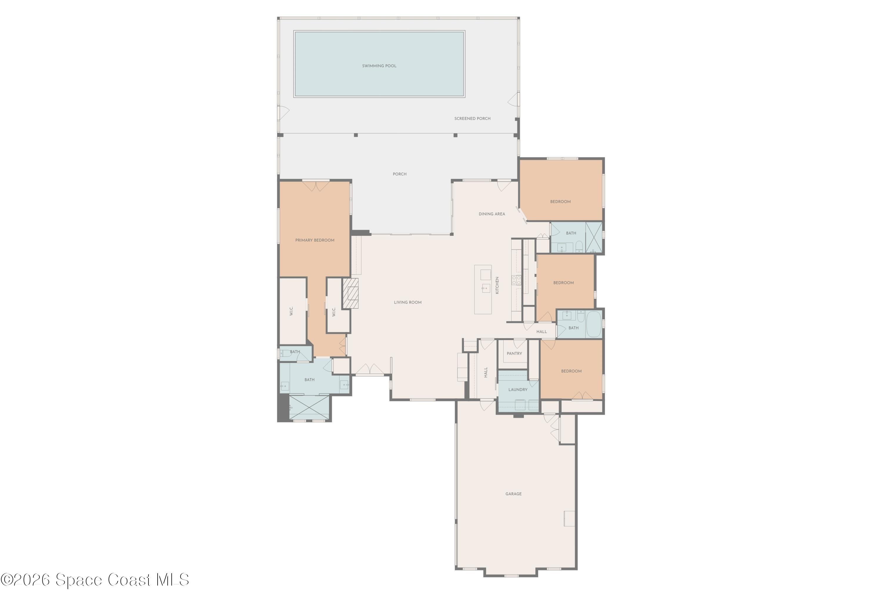 4055 Domain Court Melbourne, FL 32934 - Photo 49 of 49 Floor Plan