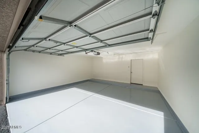 a view of a room with racks