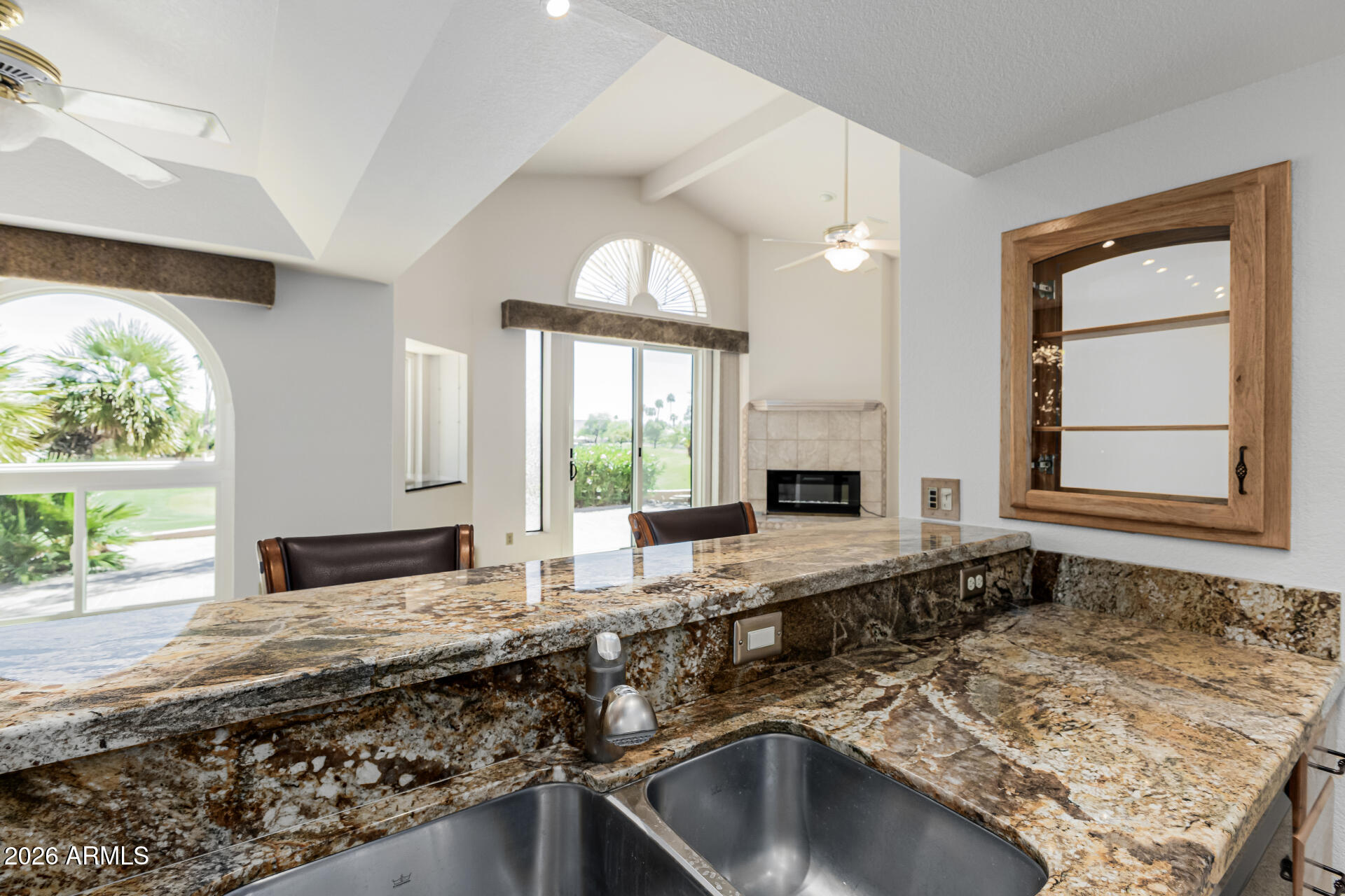 25615 North Bolero Bend, Unit 5 Rio Verde, AZ 85263 - Photo 18 of 57 a kitchen with a sink and a large window