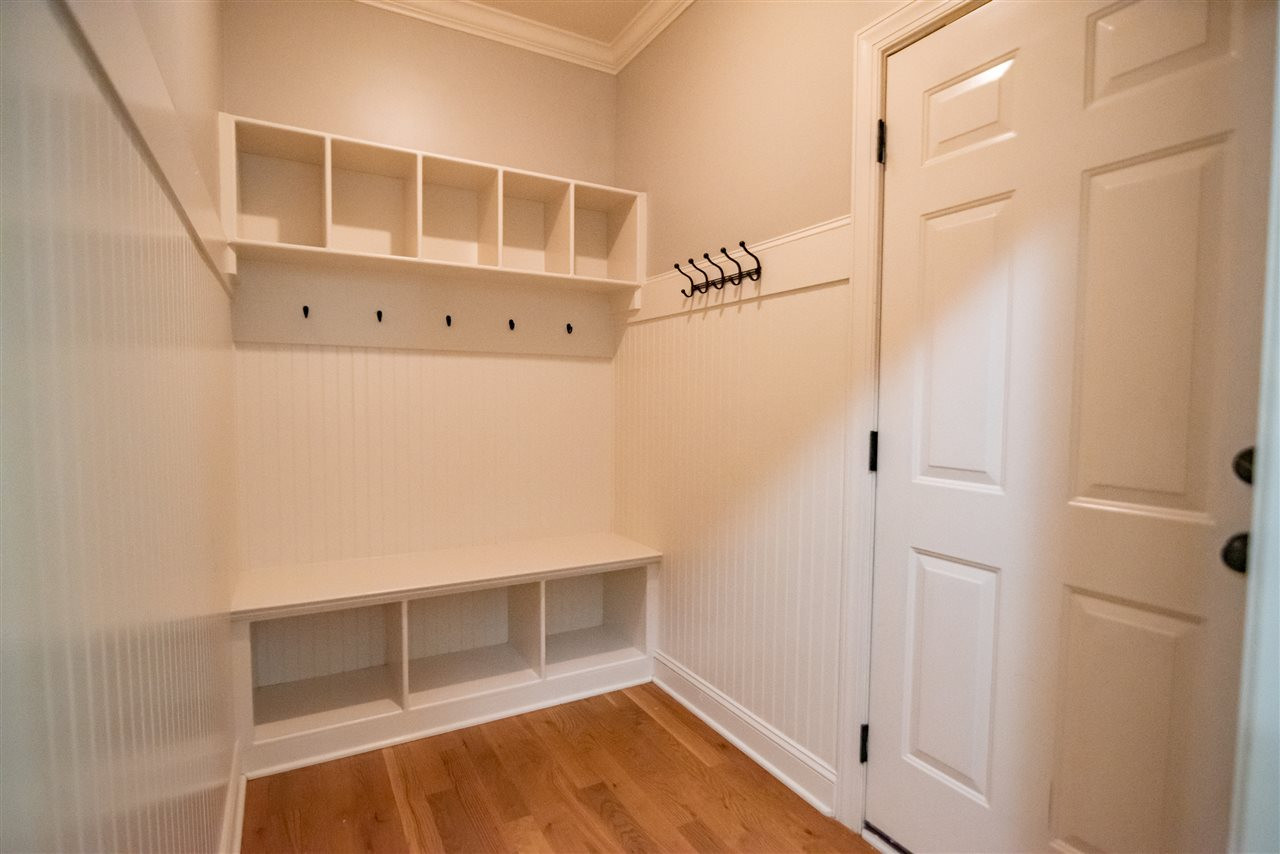 3736 Falls River Avenue Raleigh, NC 27614 - Photo 11 of 30 Keep your family organized with the built in bench and cubbies. Great for shoes, coats and backpacks. Mud Room