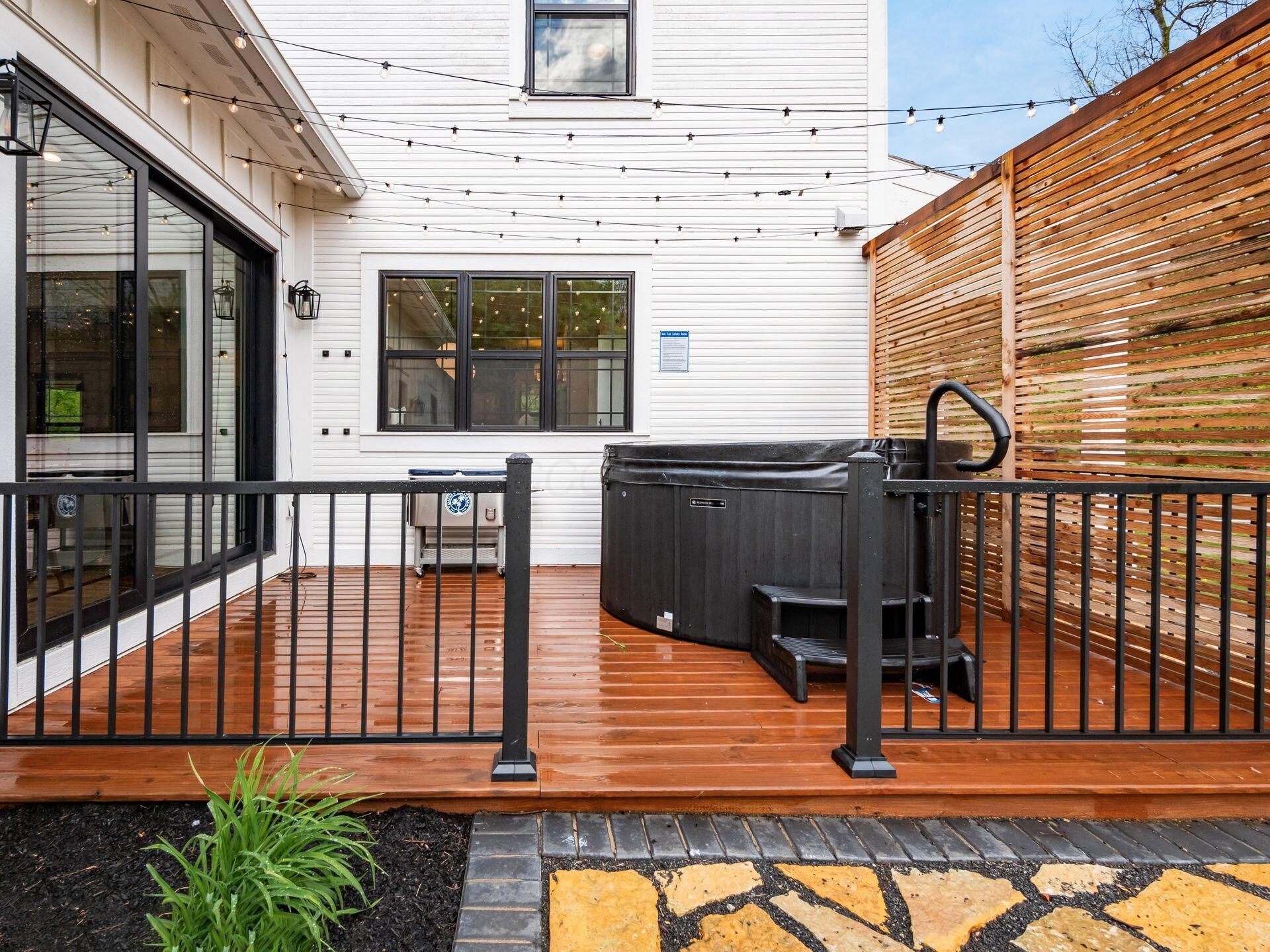 4916 Olentangy River Road Delaware, OH 43015 - Photo 56 of 68 Deck with Hot Tub