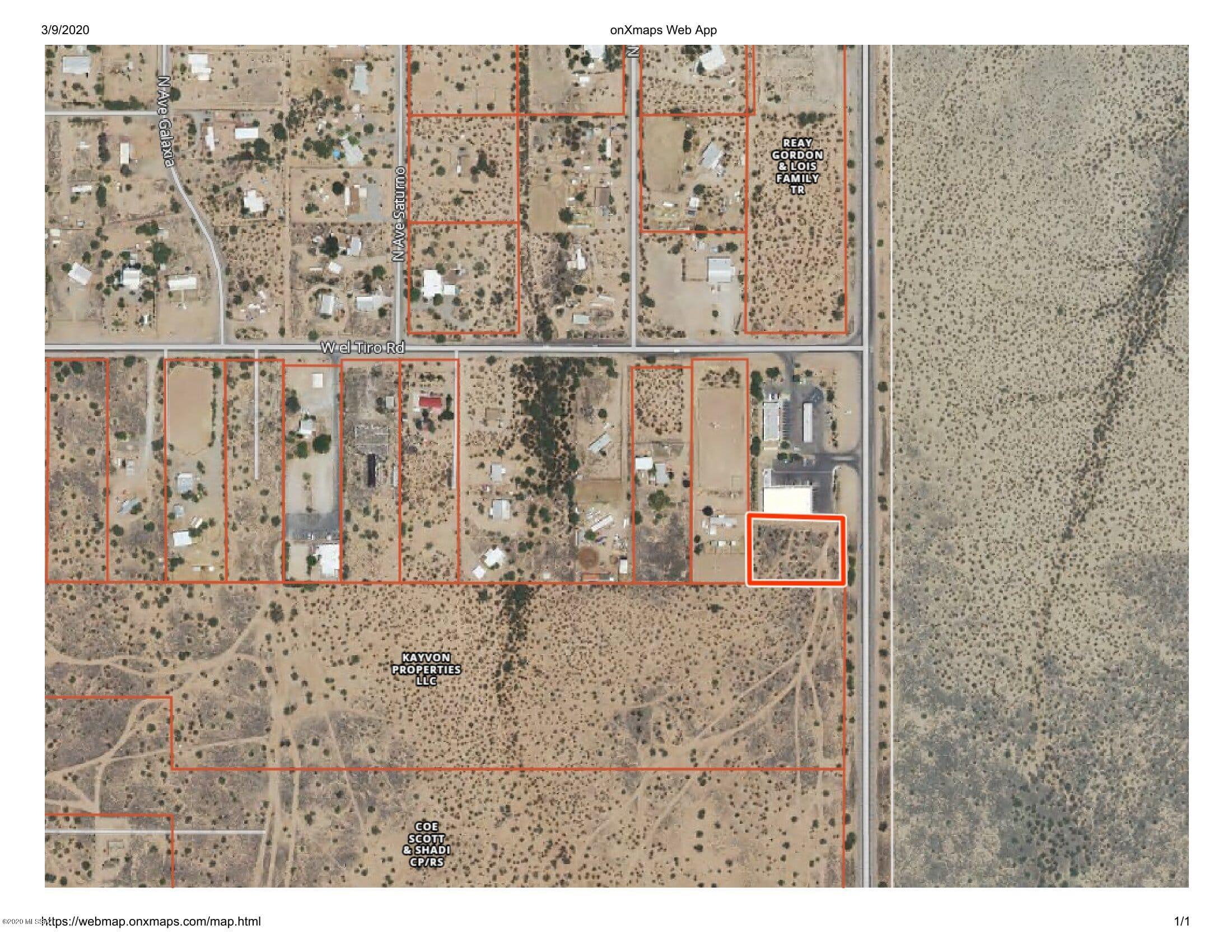 1-acre North Trico Road Marana, AZ 85653 - Photo 7 of 16 Reay Trico 1.4 acre OnXmap 2