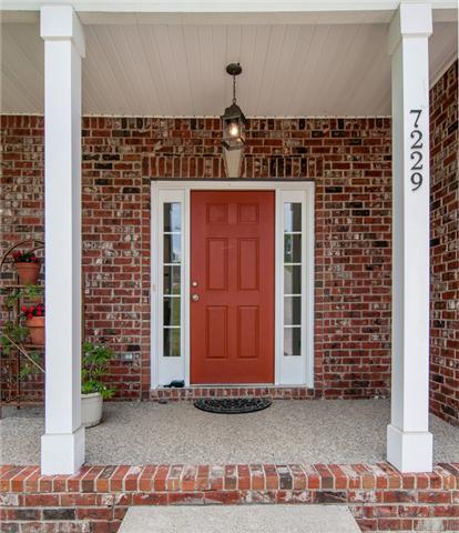 7229 Blue Ridge Drive Fairview, TN 37062 - Photo 19 of 20 Pretty front door and large covered porch.
