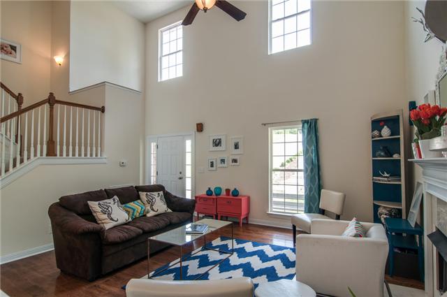 7229 Blue Ridge Drive Fairview, TN 37062 - Photo 3 of 20 Gorgeous angles in living room with plenty of natural light by day and beautiful gas FP by night.