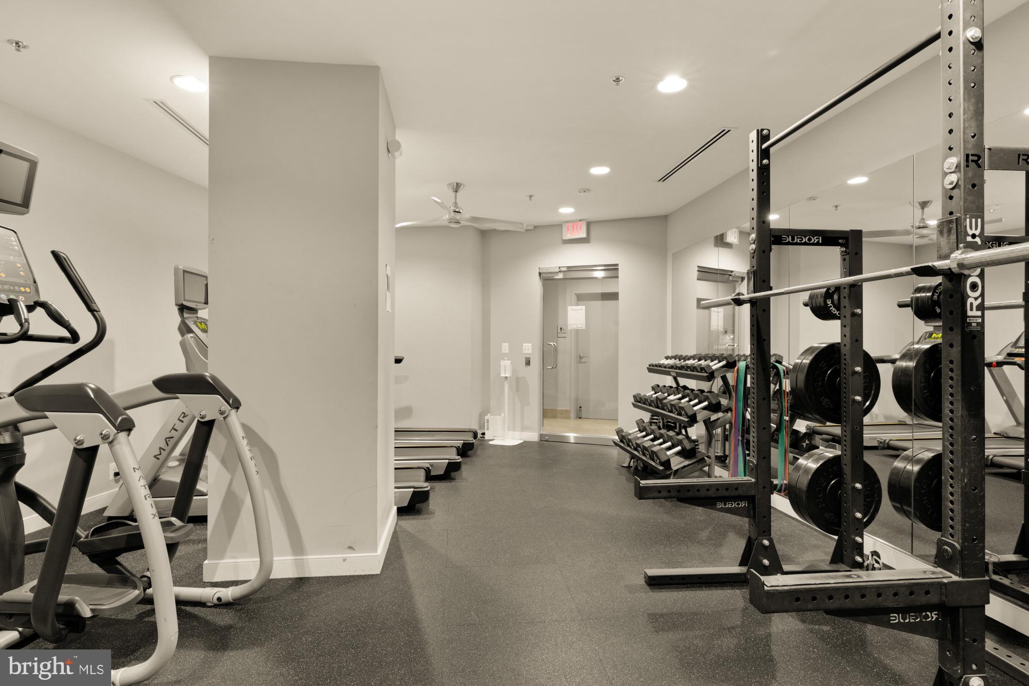 50 Florida Avenue Northeast, Unit 412 Washington, DC 20002 - Photo 18 of 29 a view of a room with gym equipment