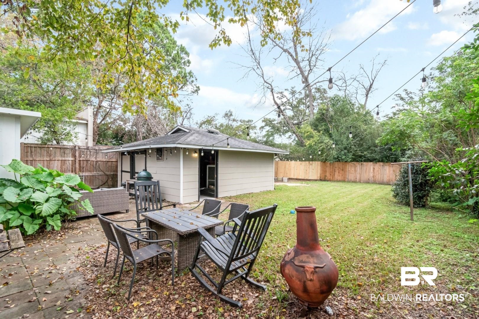 20 Kirby Street Mobile, AL 36607 - Photo 26 of 35 View of yard featuring an outdoor hangout area and a patio