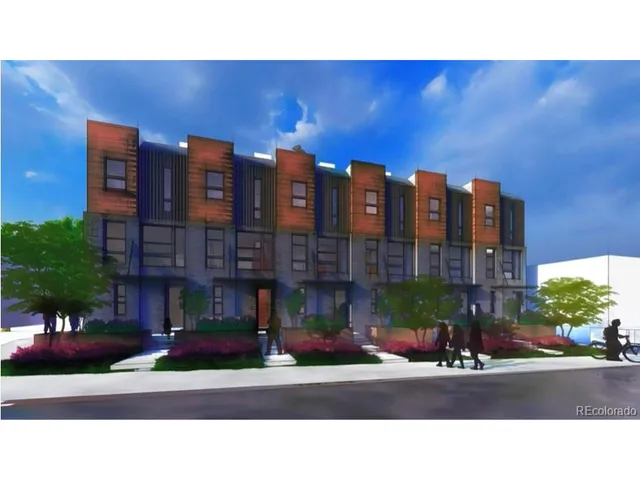 a black and white building with a street sign