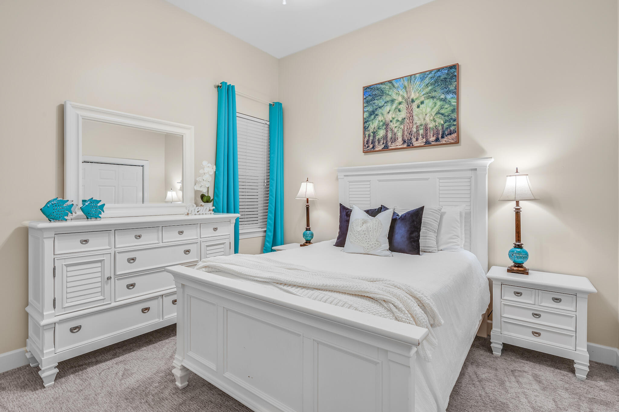 231 Somerset Bridge Road, Unit 1401 Santa Rosa Beach, FL 32459 - Photo 22 of 38 a bedroom with a bed and a dresser