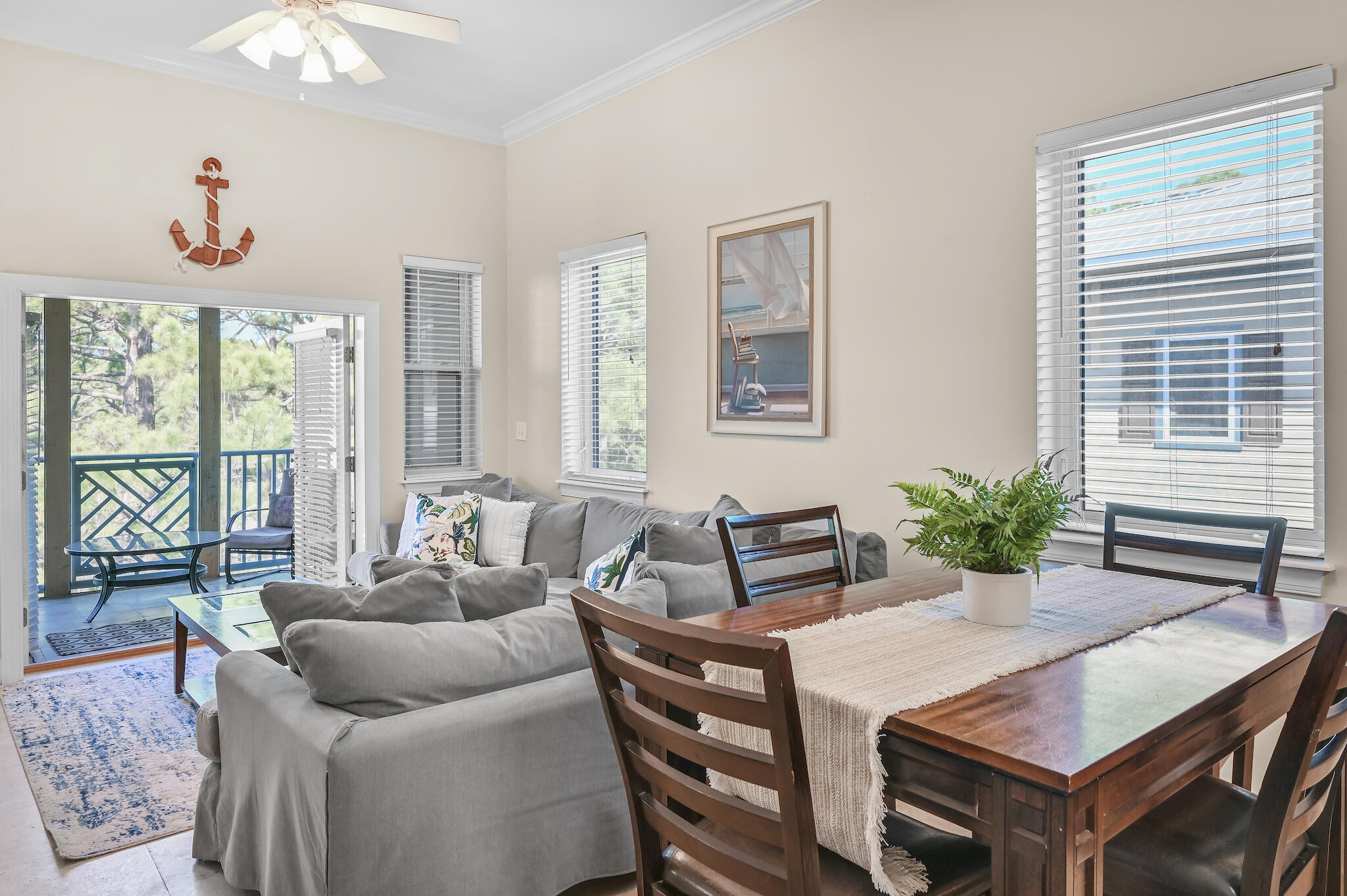 231 Somerset Bridge Road, Unit 1401 Santa Rosa Beach, FL 32459 - Photo 7 of 38 a living room with furniture and a large window
