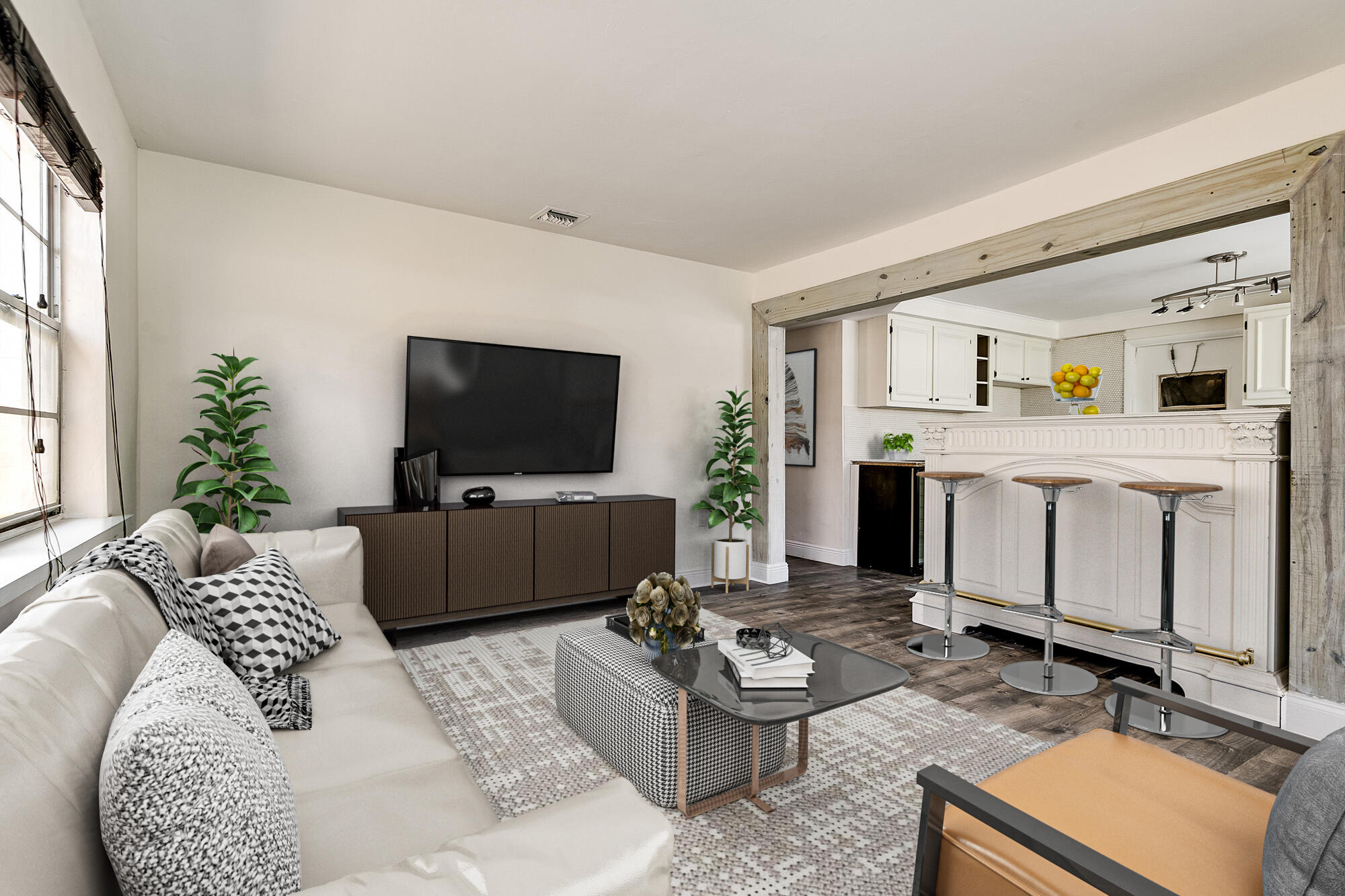 1092 James Road Lake Worth, FL 33462 - Photo 2 of 15 staged living room 1092 james rd