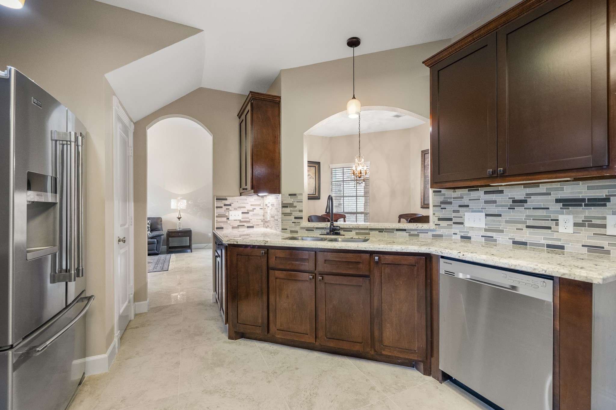 6830 Jasmine Place Spring, TX 77379 - Photo 16 of 38 a bathroom with a double vanity sink and a mirror