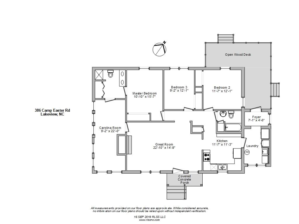 386 Camp Easter Road Lakeview, NC 28350 - Photo 48 of 48 Floor Plan