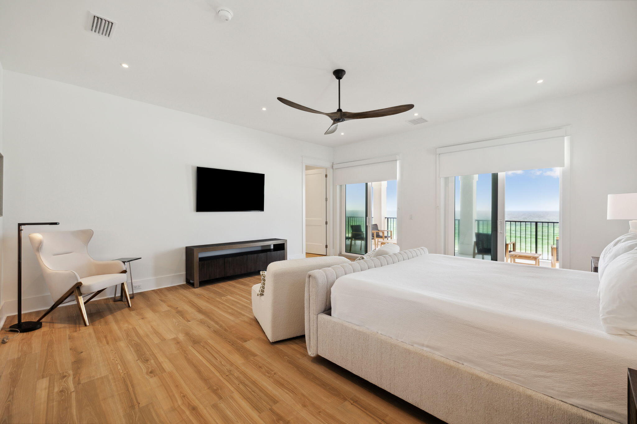 3464 Scenic Highway 98 Destin, FL 32541 - Photo 22 of 24 a bedroom with a bed and a flat screen tv