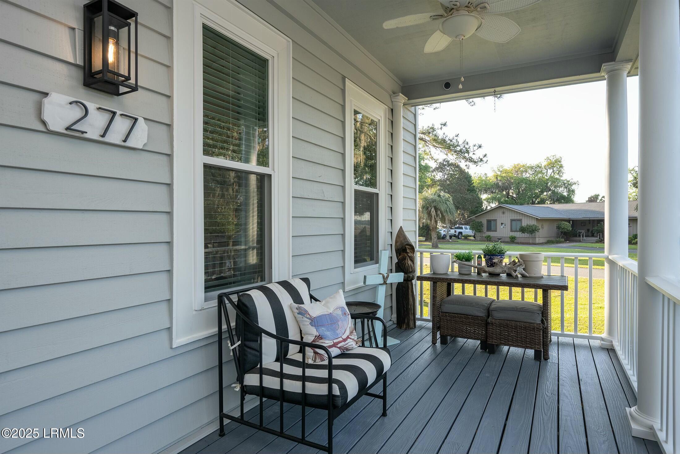 277 Pleasant Point Drive Beaufort, SC 29907 - Photo 8 of 46 Right side of porch