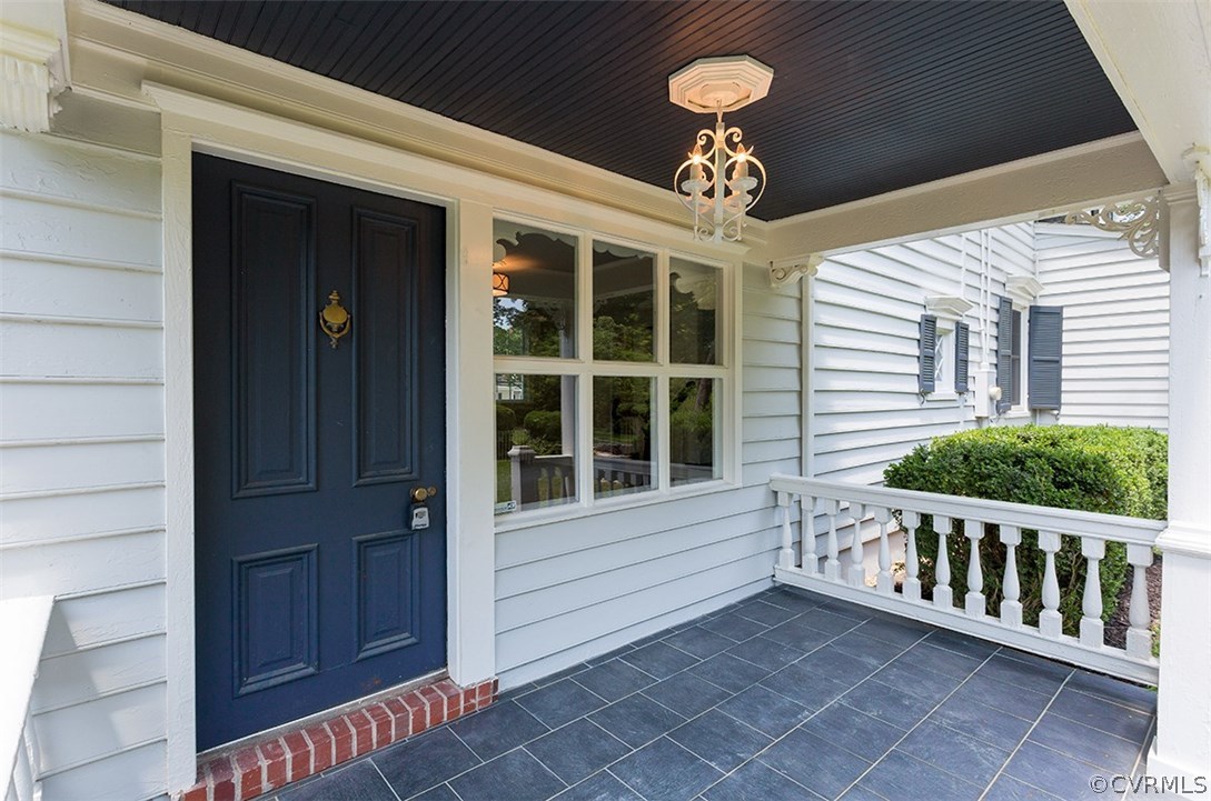 7110 Cherokee Road Richmond, VA 23225 - Photo 36 of 47 New slate patio with entrance to family room