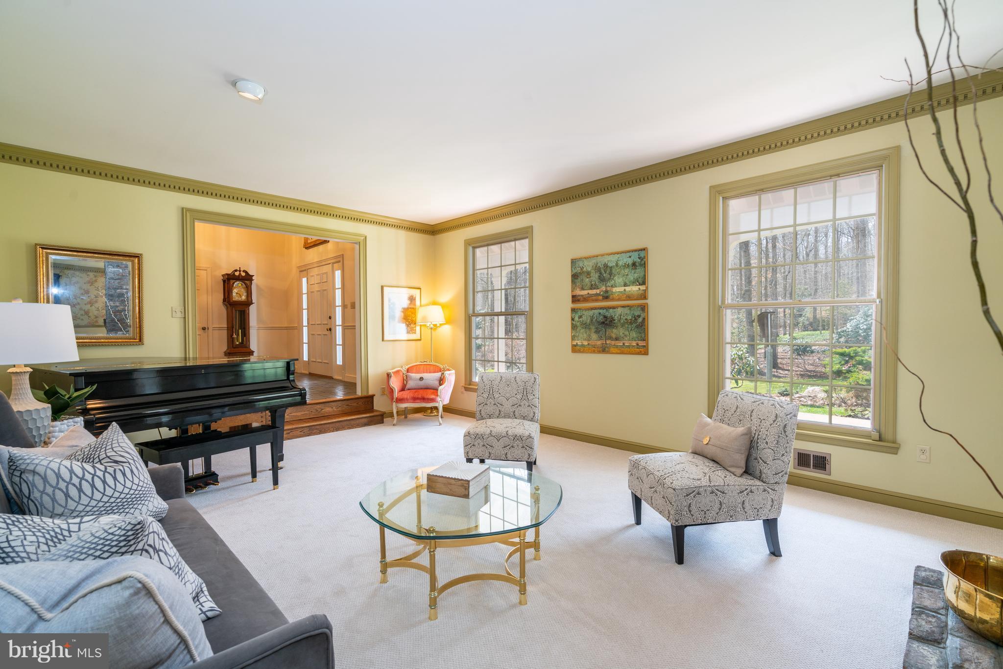 7814 Willowbrook Road Fairfax Station, VA 22039 - Photo 3 of 30 Step down Living Room with Fireplace