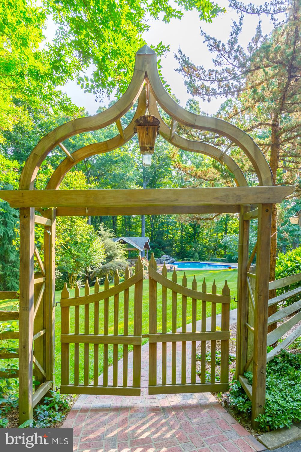 7814 Willowbrook Road Fairfax Station, VA 22039 - Photo 29 of 30 Custom garden gates