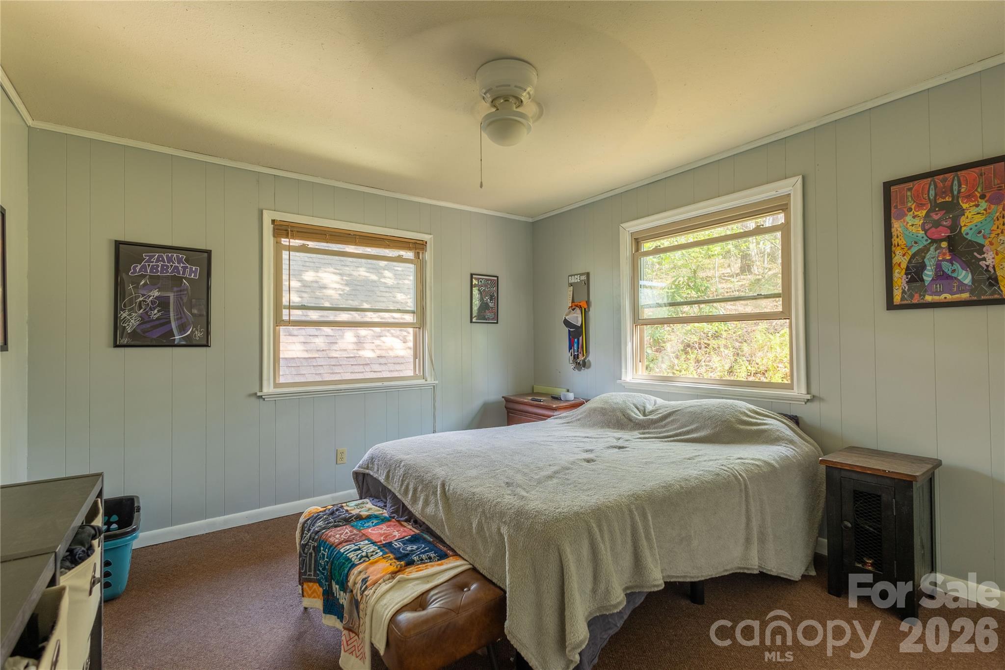 344 Pine Ridge Trail Almond, NC 28702 - Photo 20 of 36 a bedroom with a bed and a window