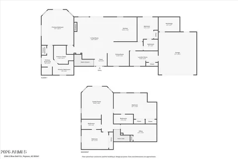 $1,285,000 | 2304 East Blue Bell Circle, Payson, AZ 85541