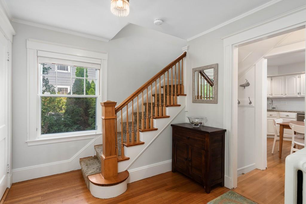 23 Glen Road Wellesley, MA 02481 - Photo 13 of 30 a view of entryway and hall with wooden floor