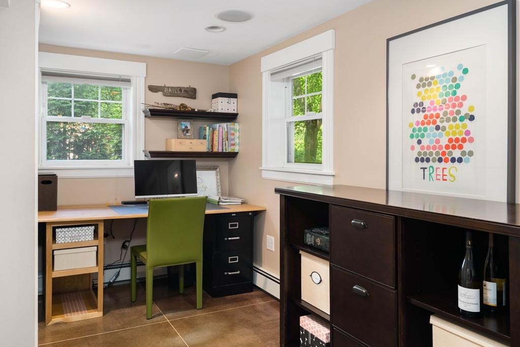 23 Glen Road Wellesley, MA 02481 - Photo 20 of 30 a view of a workspace with furniture and a window