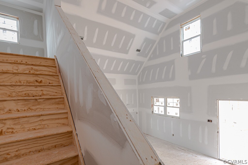 4230 Three Chopt Road Gum Spring, VA 23065 - Photo 5 of 16 Stairwell leading to loft bedroom
