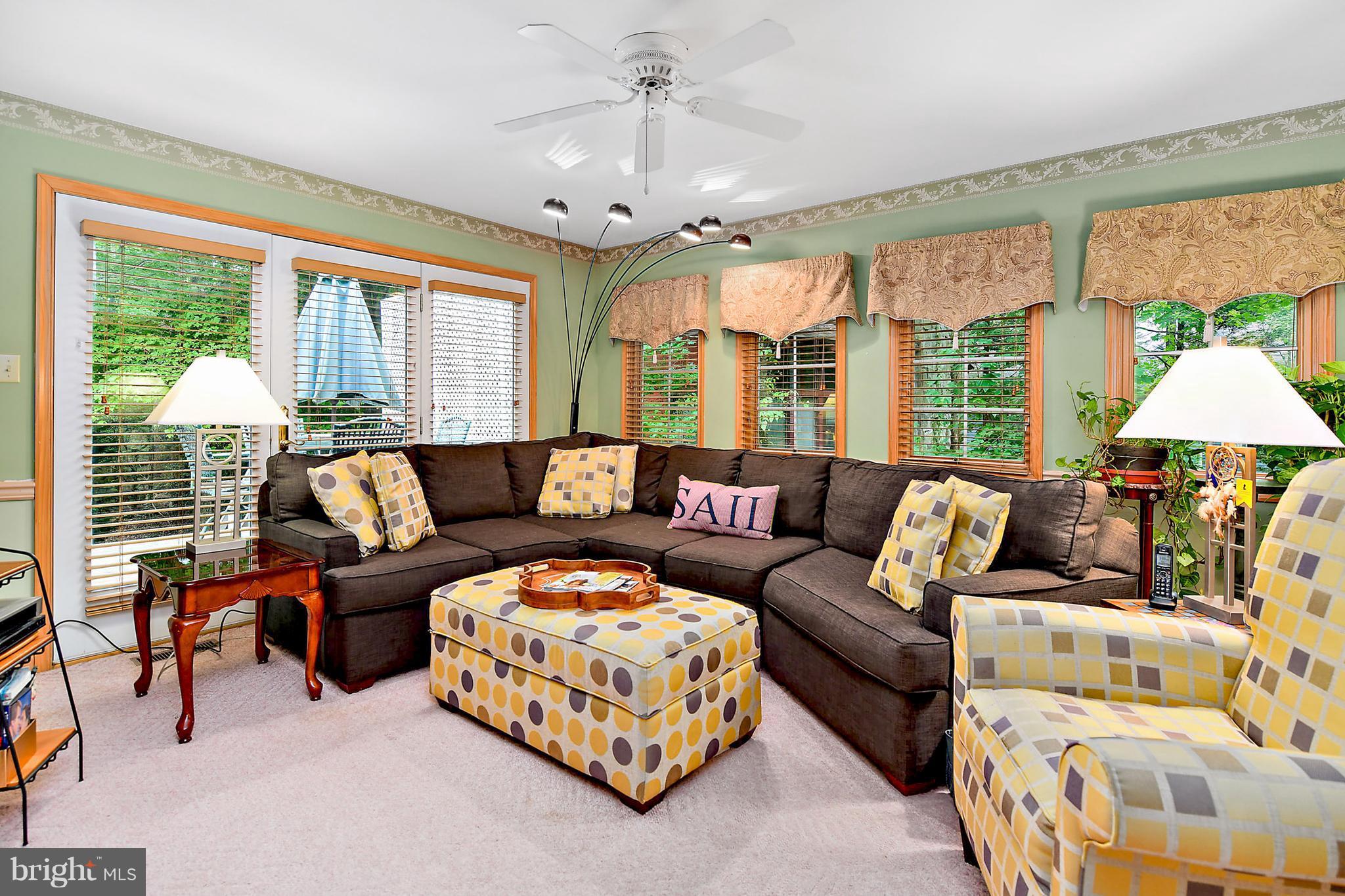 7 Abbyshire Road Ocean Pines, MD 21811 - Photo 13 of 29 Bright SunRoom with Gas Fireplace