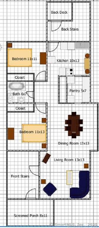108 Concord Street Hamden, CT 06514 - Photo 12 of 12 2nd Floor Plan