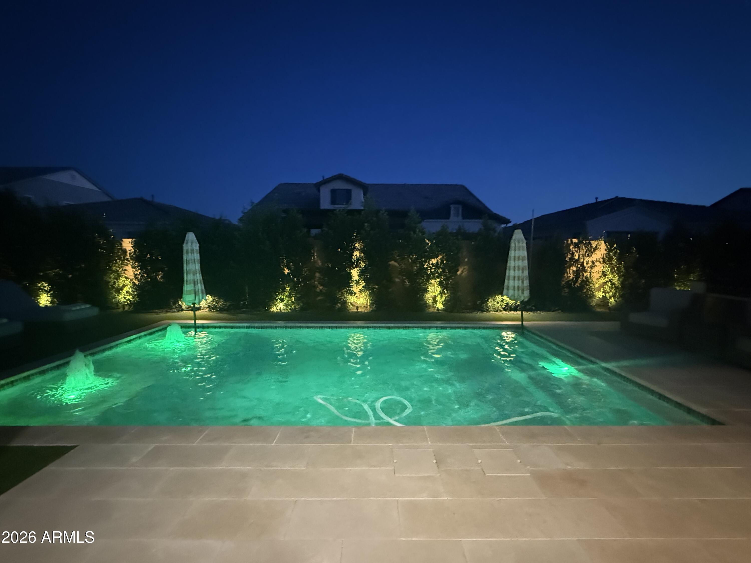 2279 East Warbler Road Gilbert, AZ 85297 - Photo 16 of 66 Pool Night-2