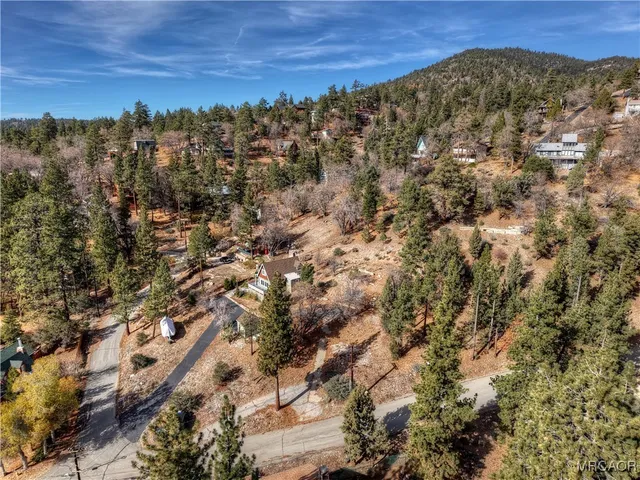 a view of road with trees