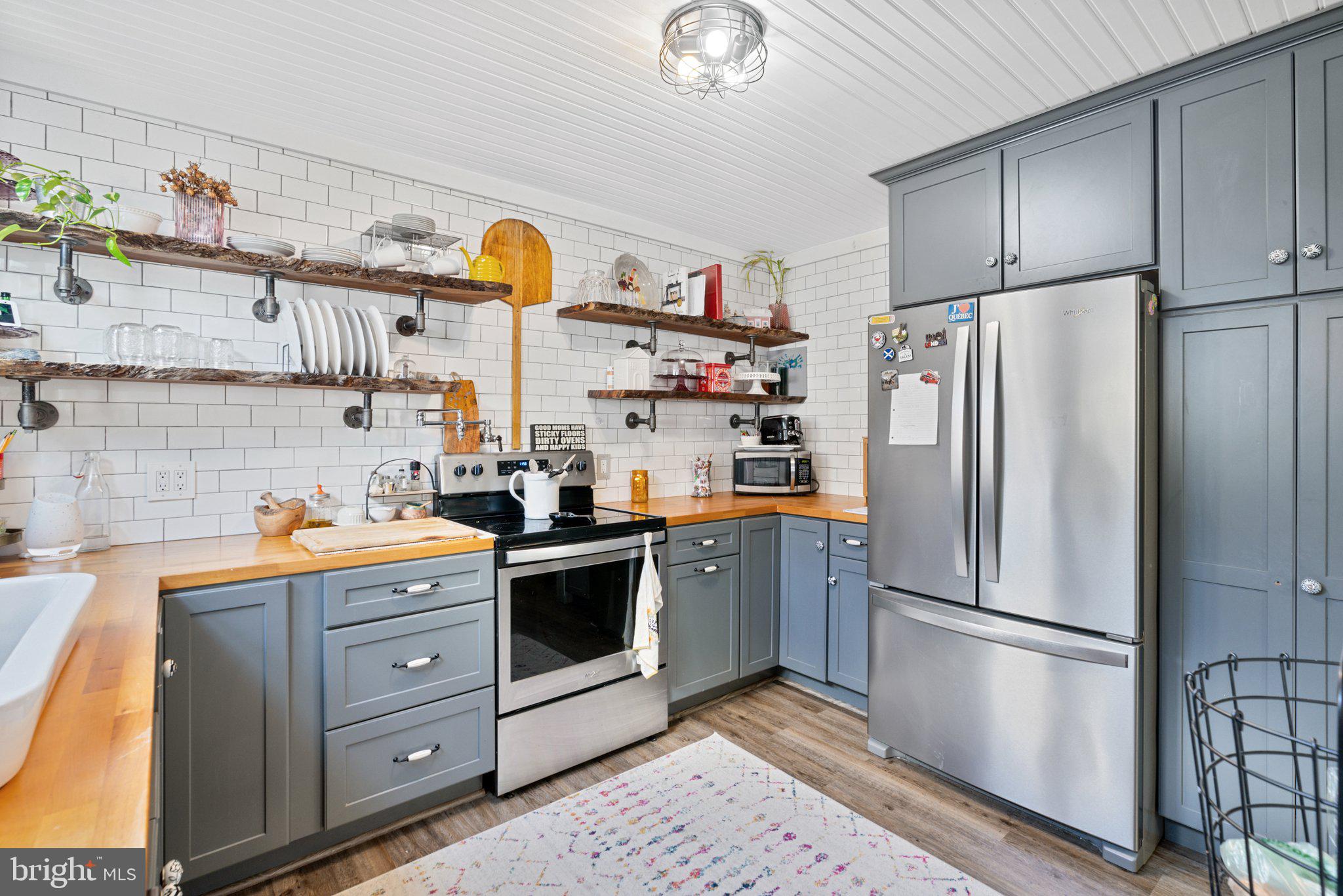19 Wayne Avenue Springfield, PA 19064 - Photo 13 of 22 Kitchen with pantry cabinets!