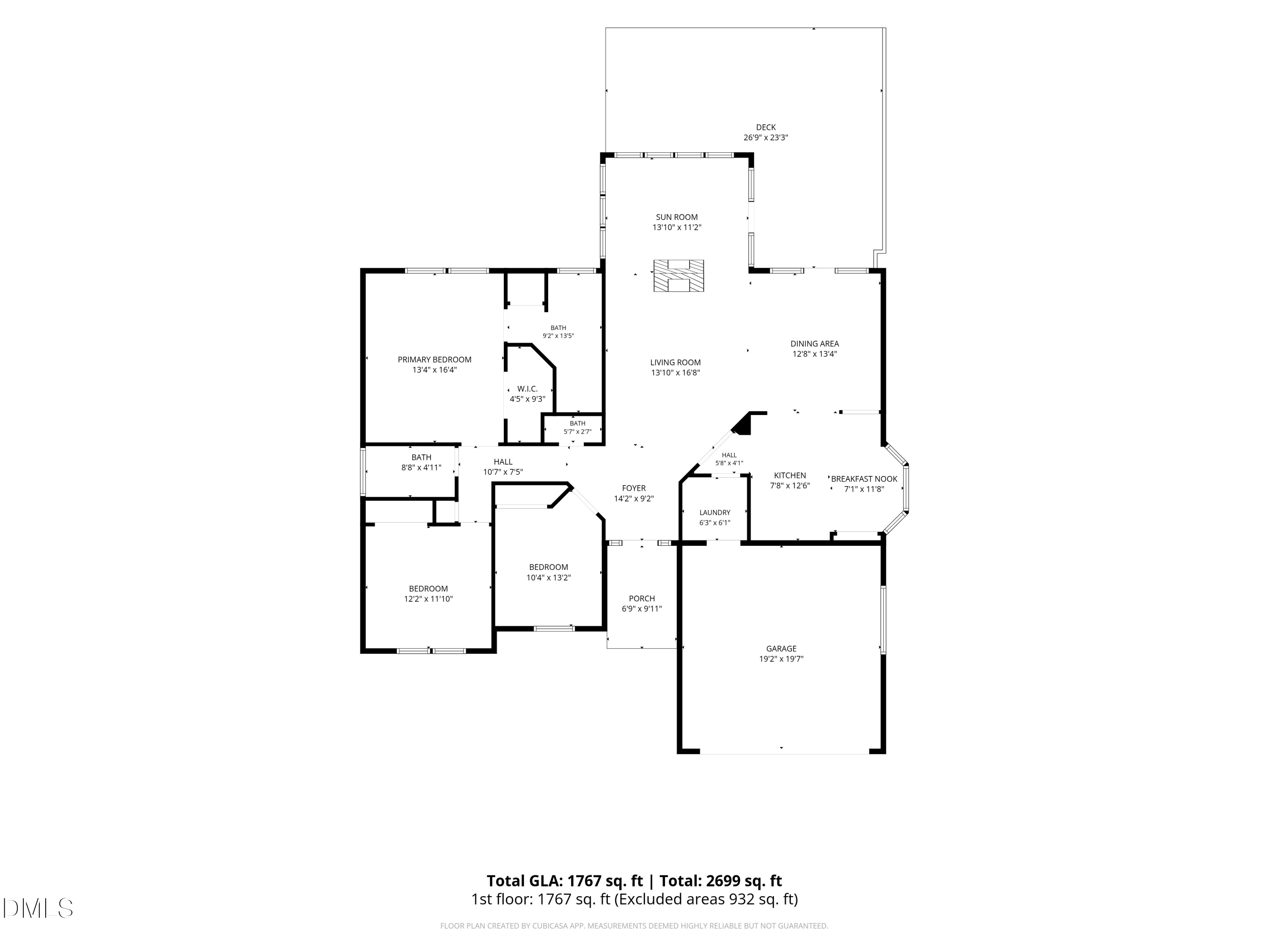 3331 Swinford Court Raleigh, NC 27604 - Photo 27 of 27 a picture of floor plan