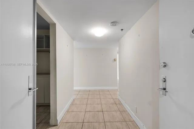 a view of an empty room