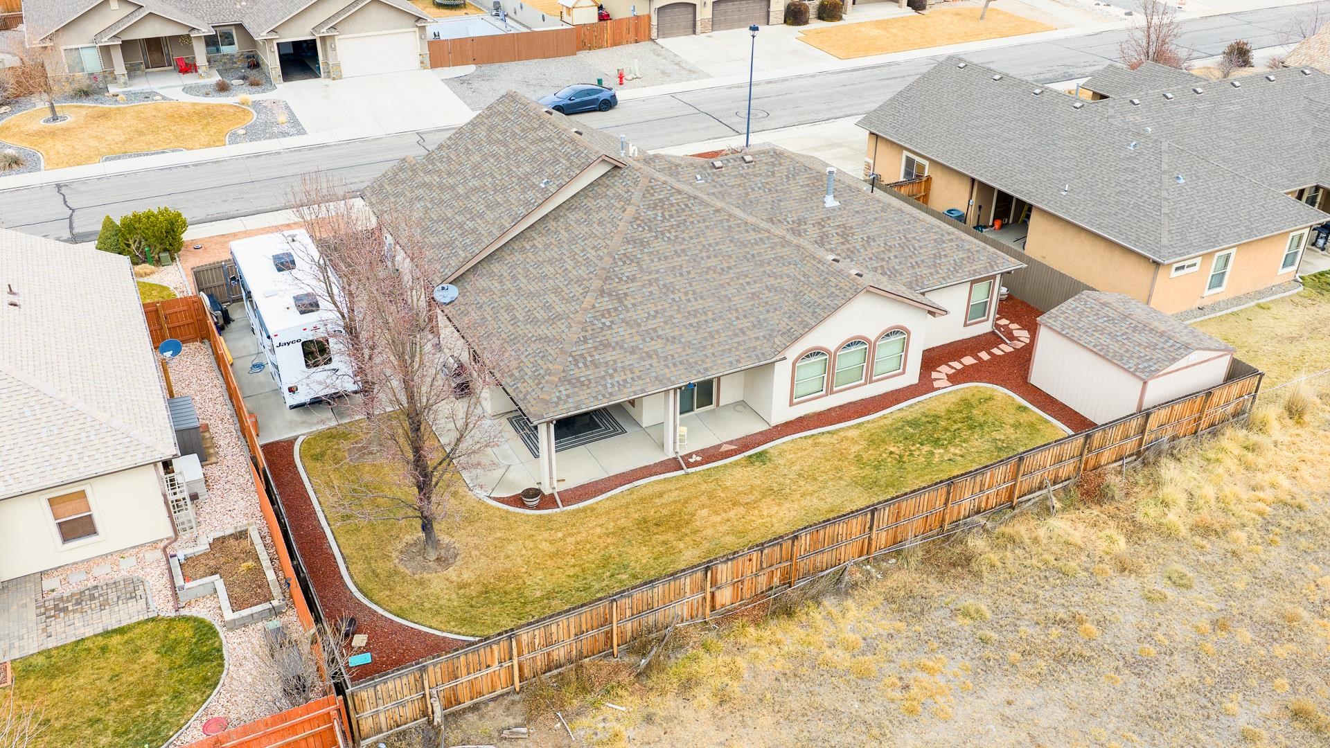 1660 Powis Lane Fruita, CO 81521 - Photo 37 of 38 an aerial view of a swimming pool