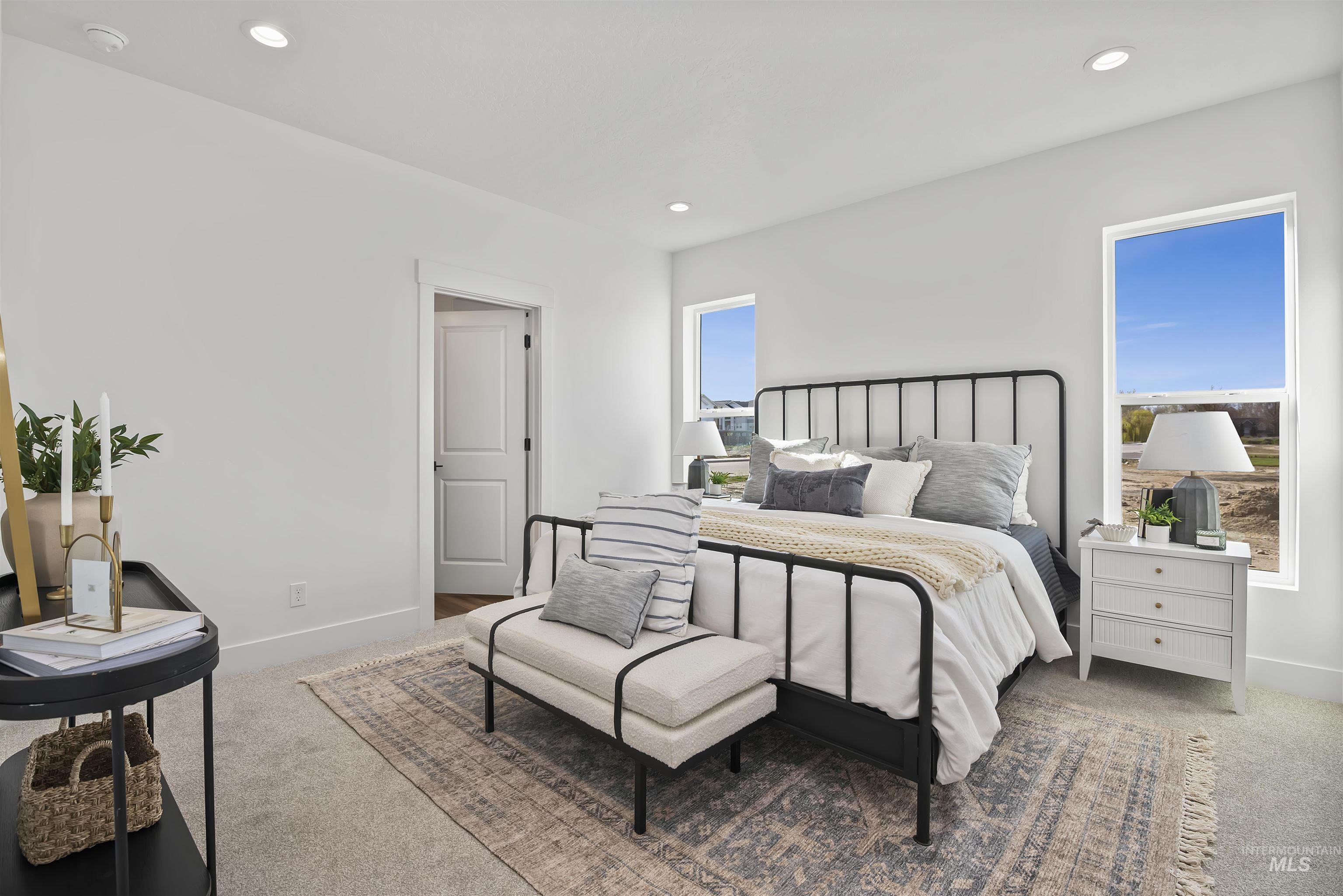 749 South Calhoun Lane Star, ID 83669 - Photo 20 of 34 Bedroom with carpet flooring and recessed lighting