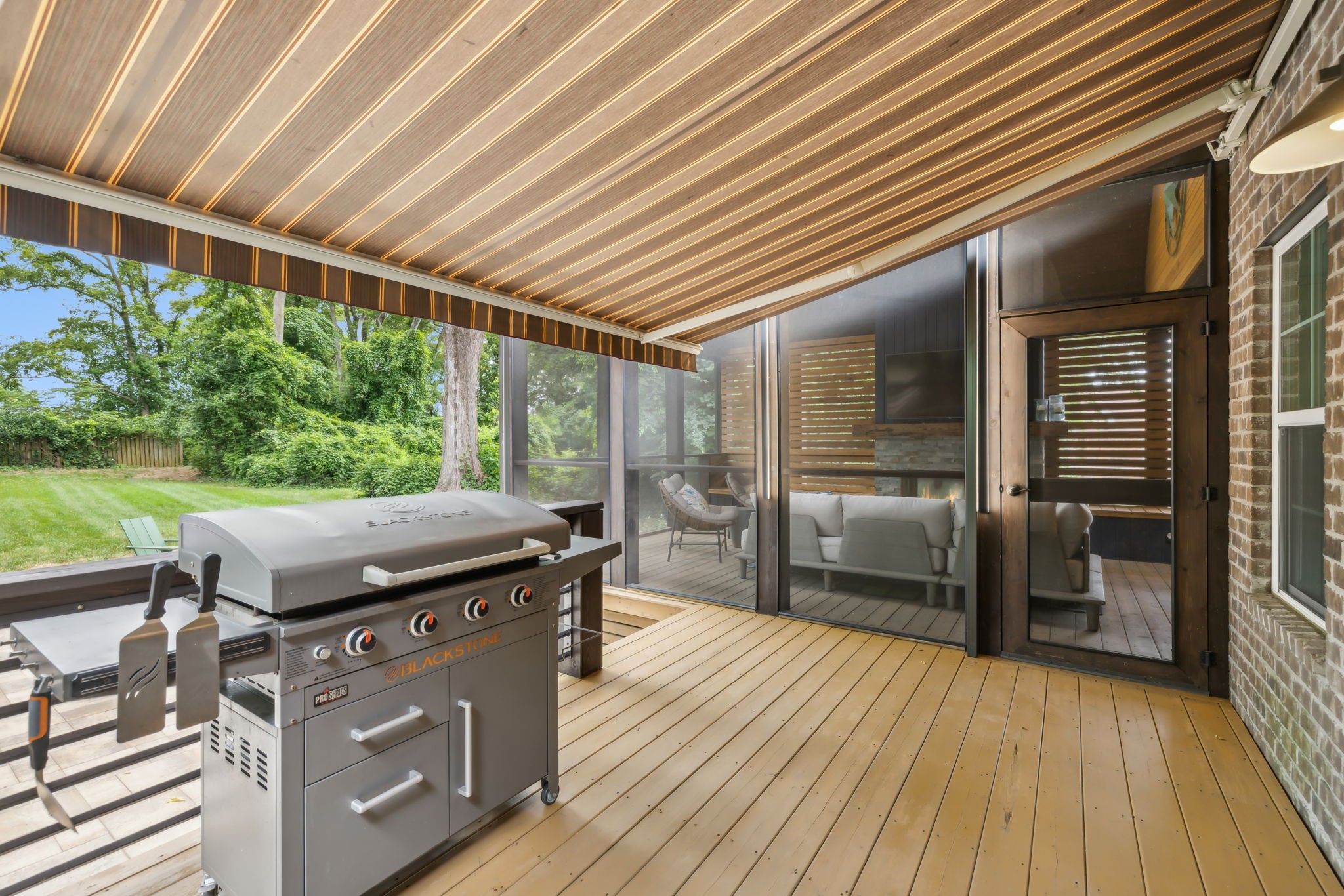 948 Glass Street Franklin, TN 37064 - Photo 32 of 40 a kitchen view with wooden floor and outdoor space