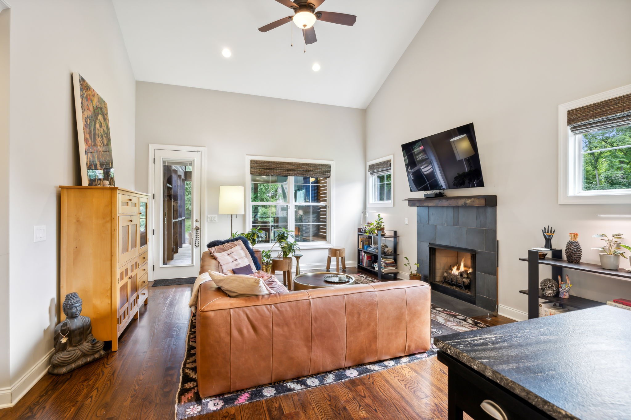 948 Glass Street Franklin, TN 37064 - Photo 10 of 40 a living room with furniture fireplace and flat screen tv