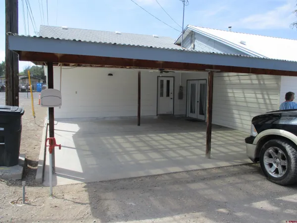 a view of a car garage