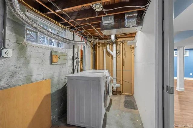 a view of backyard with green space