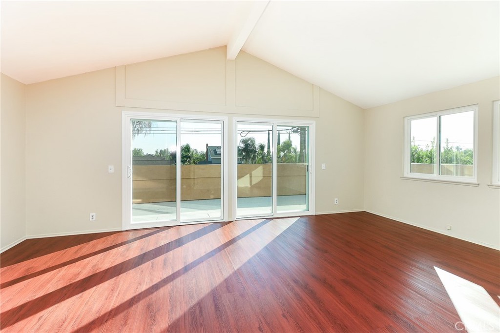 2167 Baseline Road La Verne, CA 91750 - Photo 5 of 7 a view of an empty room with wooden floor and a window